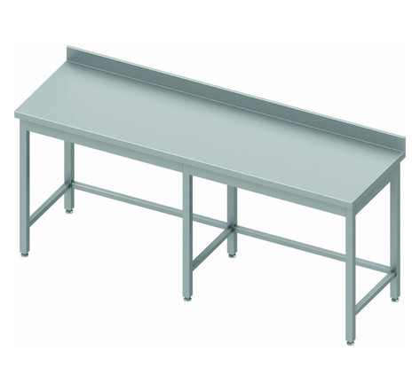 Table inox professionnelle - profondeur 600 - stalgast -  - inox2700x600 x600xmm