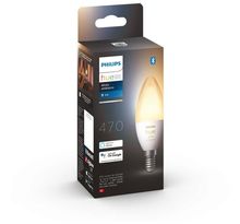 Philips hue blanc ambiance - ampoule led connectée flamme e14 - 6w - compatible bluetooth