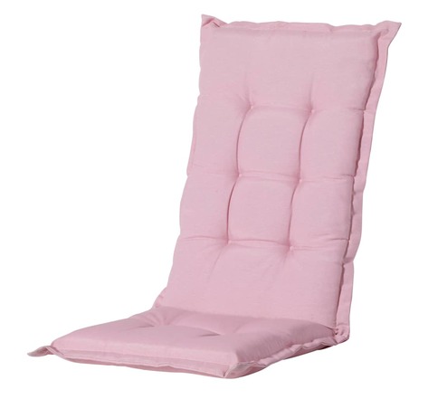 Madison Coussin de chaise à dossier haut Panama 123x50 cm Rose pâle