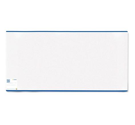 Couvre-livre (l)295 x (L)540 mm Bord Bleu Transparent HERMA