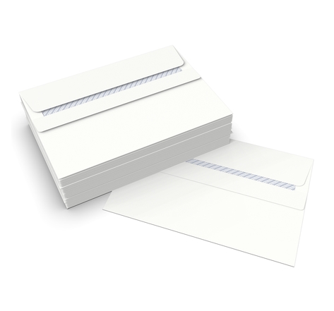 Lot de 100 Enveloppe blanche 114x162 mm (C6)
