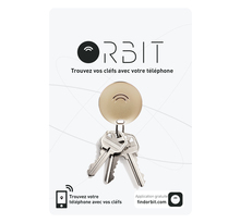 Galet Orbit pour localiser et retrouver clés portable etc.