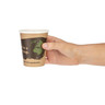 Gobelets boissons chaudes en pla 225 ml - lot de 50 - fiesta green - acide polyactique (pla) x90mm