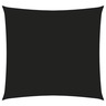 vidaXL Voile de parasol tissu oxford carré 4x4 m noir