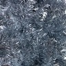 Vidaxl arbre de noël mince avec led et boules argenté 120 cm