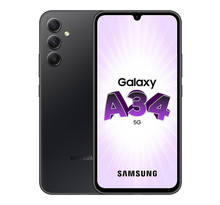 Samsung galaxy a34 5g dual sim - noir - 128 go - parfait état