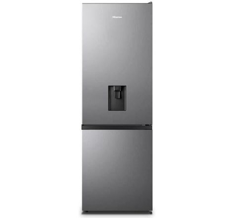 Hisense rb372n4wd1 réfrigérateur congélateur bas - 287l (207l+80l) - froid ventilé total - l59 5x h178 5 - silver