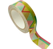 Masking Tape doré 1,5 cm x 10 m - Aztèque - multicolore