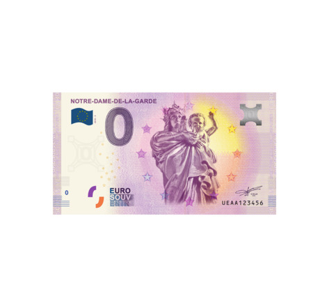 Billet souvenir de zéro euro - Notre-Dame-De-La-Garde - France - 2018