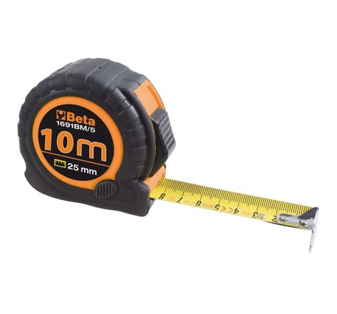 Beta tools ruban à mesurer 1691bm/10 acier 10 m