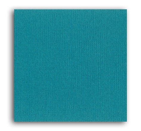 Papier scrapbooking mahé bleu pétrole 30 5x30 5 cm - draeger paris