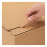 Caisse carton brune simple cannelure montage instantané fermeture adhésive RAJA 31x23x11 cm (colis de 20)