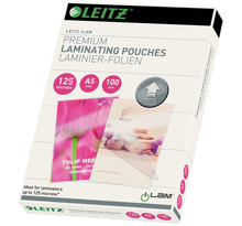 Leitz pochettes de plastification ilam 125 microns a5 100 pièces