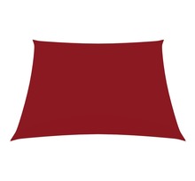 Vidaxl voile de parasol tissu oxford carré 6x6 m rouge