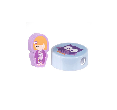 Kimmidoll junior  - taille crayon et gomme - hibou