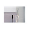Table réfrigérée positive profondeur 800 - 4 portes avec dosseret - cool head - r290a - 4pleine x800xmm