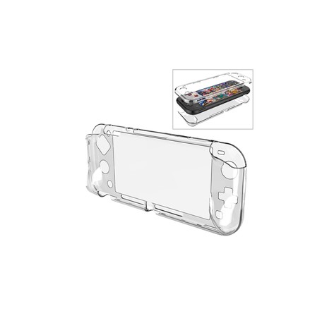 Coque de protection rigide Nintendo Switch transparent - Cellys