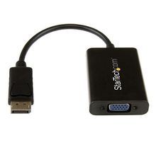 STARTECH.COM Adaptateur vidéo DisplayPort vers VGA avec audio - M / F - 1920x1200 / 1080p - Noir