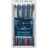 Pochette de 4 stylos roller à encre One Hybrid C Pte Conique 05 Multicolore SCHNEIDER
