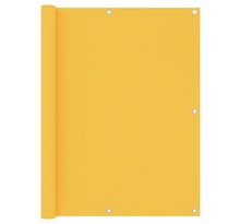 Vidaxl écran de balcon jaune 120x300 cm tissu oxford