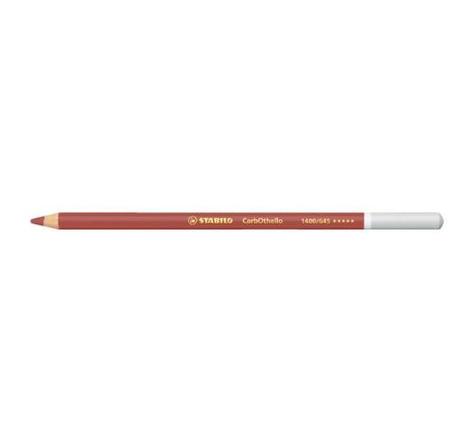 Crayon de couleur fusain pastel carbothello ocre rouge stabilo