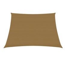Vidaxl voile d'ombrage 160 g/m² taupe 3/4x3 m pehd