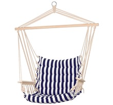 Progarden chaise hamac avec bandes bleues