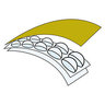 Papier bulkraft avec prédécoupe tous les 50 cm avec prédécoupe tous les 50 cm 100x50 cm (lot de 2)