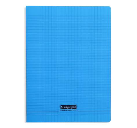 Cahier piqué 8000 polypro bleu 24x32cm 192p séyès 90g calligraphe