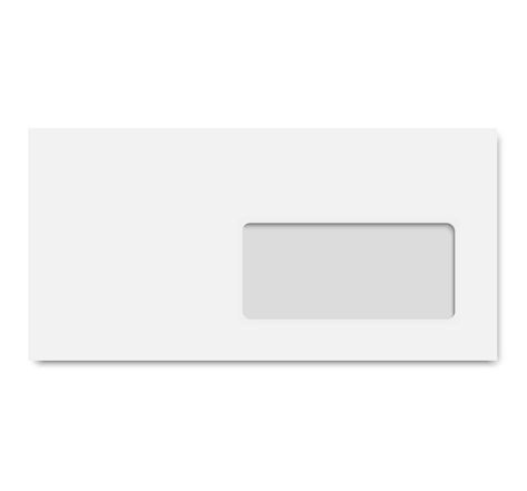 Enveloppe extra blanche dl clairalfa 110 x 220 mm 80g avec fenêtre - bande autoadhésive (boîte 500 unités)