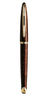 Waterman carène stylo plume  ambre  plume moyenne 18k  encre bleue  coffret cadeau