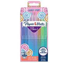 Paper Mate Flair Candy POP - 16 feutres - Assortiment de couleurs - pointe moyenne 0.7 mm