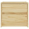 vidaXL Table de chevet 40x30 5x35 5 cm bois de pin solide