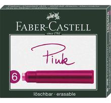 Boite de 6 cartouches d'encre standard, rose FABER-CASTELL