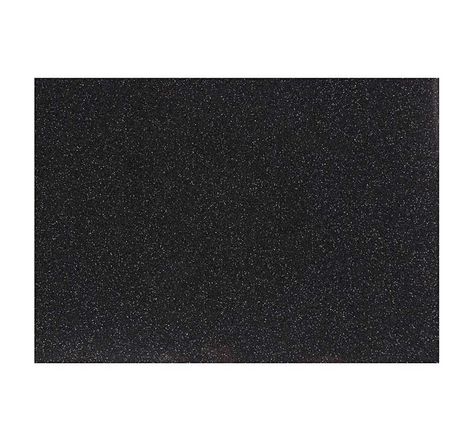 Papier thermocollant noir pailleté - 14,8 x 21 cm