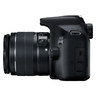 Canon eos 2000d bk 18-55 is ii eu26 kit d'appareil-photo slr 24 1 mp cmos 6000 x 4000 pixels noir