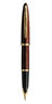 Waterman carène stylo plume  ambre  plume moyenne 18k  encre bleue  coffret cadeau