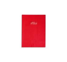 Protège-cahier Grain Cuir 20/100ème 17x22 rouge groseille CALLIGRAPHE
