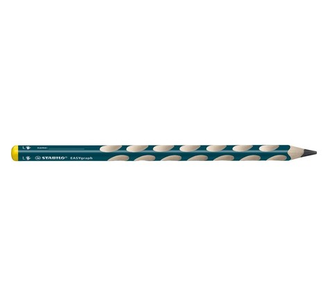 Crayon EASYgraph B 321/Be 3.15mm Gaucher Bleu Marine - STABILO