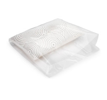 Sachet plastique liassé transparent à soufflets 60x60x40cm (lot de 500)