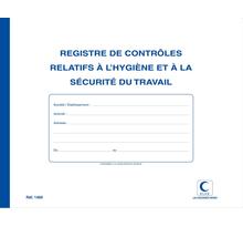 Registre Controle Hygiène et Sécurité du travail 220X280 20 PAGES ELVE