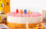 Bougies d'anniversaire Alexis et Axel