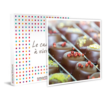 SMARTBOX - Coffret Cadeau - Coffret gourmand assortiment de 4 produits chocolatés de fabrication artisanale -