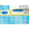 Intex Couverture solaire de piscine ronde 244 cm