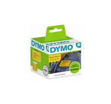 Dymo labelwriter boite de 1 rouleau de 220 étiquettes adhésives jaunes  badge/expédition  54mm x 101mm.