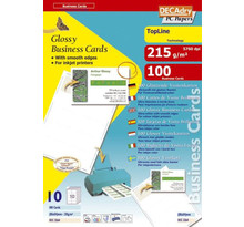 Pack 100 Cartes Visite 215G. Photoglossy