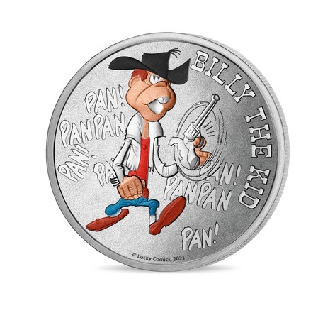 Lucky Luke - Mini-médaille Billy the Kid