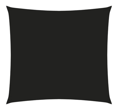 vidaXL Voile de parasol tissu oxford carré 4x4 m noir
