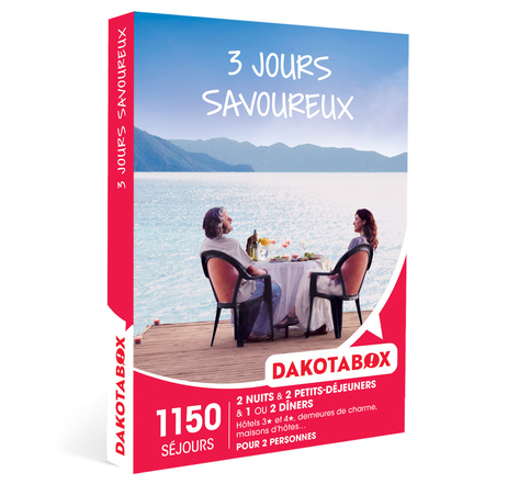 DAKOTABOX - Coffret Cadeau 3 jours savoureux - Séjour