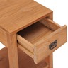 Vidaxl table de chevet 35x35x50 cm bois de teck solide